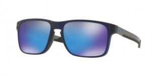 Oakley HOLBROOK MIX OO9384 Sunglasses 938403-57 - Matte Translucent Blue Frame, Prizm Sapphire Lenses