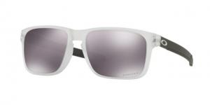 Oakley HOLBROOK MIX OO9384 Sunglasses 938405-57 - Matte Clear Frame, Prizm Black Lenses