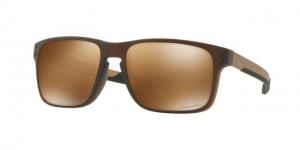 Oakley HOLBROOK MIX OO9384 Sunglasses 938408-57 - Matte Rootbeer Frame, Prizm Tungsten Polarized Lenses