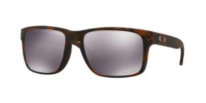 Oakley Holbrook Sunglasses 9102F4-55 - Matte Brown Tortoise Frame, Prizm Black Lenses OO91029102F455
