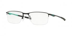 Oakley Socket 5.5 OX3218 Eyeglass Frames 321805-54 - Satin Black/celeste Frame, Clear Lenses