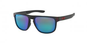 Oakley HOLBROOK R OO9377 Sunglasses 937713-55 - Matte Black Frame, Prizm Sapphire Lenses