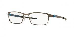 Oakley Tincup Eyeglass Frames 318406-52 - Powder Cement Frame, Clear Lenses