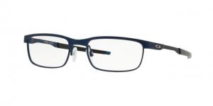Oakley Steel Plate OX3222 Eyeglass Frames 322203-56 - Powder Midnight