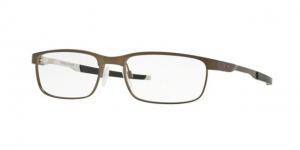 Oakley Steel Plate OX3222 Eyeglass Frames 322204-56 - Powder Pewter
