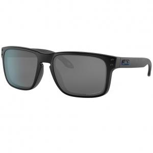 Oakley SI Holbrook Matte Black Tonal Thin Blue Line Flag Logo w/PRIZM Black Polarized Lenses OO9102-U155 888392559234