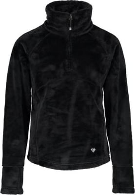 Obermeyer Furry Fleece Top - Girls, Black, Large, 37000-16009-L