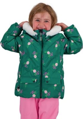 Obermeyer Roselet Jacket - Girls, Wintergreens, 4, 51075-21058-4