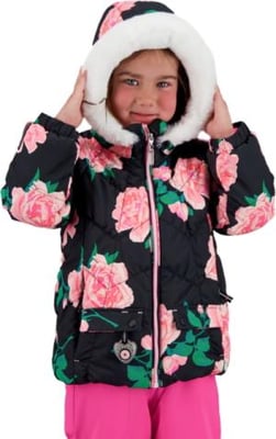 Obermeyer Roselet Jacket - Girls, Roses-R-Pink, 6, 51075-21151-6