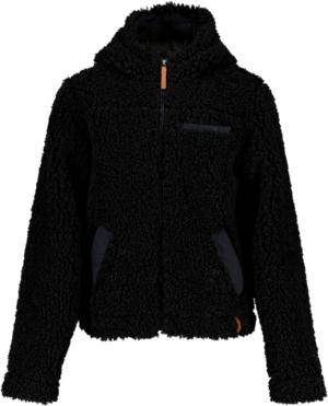 Obermeyer TG Amelia Sherpa Jacket - Girls, Extra Large, Black, 37023-16009-XL