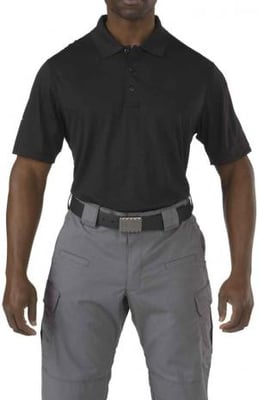 5.11 Tactical Men's Corporate Pinnacle Polo | Charcoal | Medium | Polyester | LAPoliceGear.com 71057_014