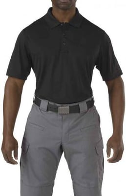 5.11 Tactical Men's Corporate Pinnacle Polo | Charcoal | Large | Polyester | LAPoliceGear.com 71057_013