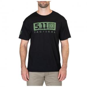 5.11 Tactical Legacy Camo Fill Short Sleeve Tee - Men's, Black, Small, 41195AAWF-019-S