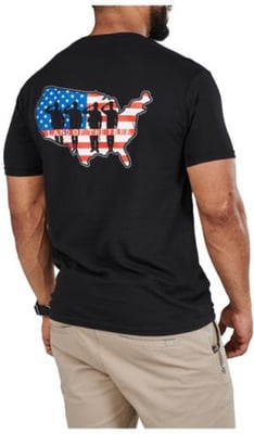 5.11 Tactical Land Of The Free S/S Tee - Mens, Black, M, 41195YV-019-M