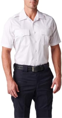 5.11 Tactical NYPD Stryke Twill S/S Shirt - Mens, Uniform White, 5XLT, 71401T-992-5XL-T