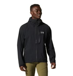 Mountain Hardwear Stretch Ozonic Jacket - Men's, Black, 2XL, 1985741010-Black-XXL