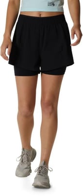 Mountain Hardwear Sunshadow 2in1 Short - Women's, Black, Medium, Regular, 1982761010-M-R