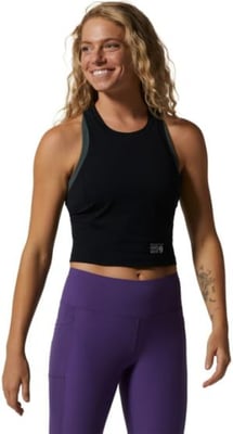 Mountain Hardwear Stretch Tanklette - Women's, Black, Extra Large, 1982631010-XL