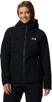 Mountain Hardwear Stretch Ozonic Insulated Jacket - Women's, Black, Small, 2015861010-BLACK-S