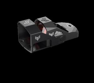 Swampfox Ironsides Shield Red Dot Sight Cover - Sentinel Manual, Black, SA-ISSM-304B