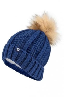 Marmot Bronx Pom Hat - Women's, Arctic Navy, One Size, 14760-2975-ONE