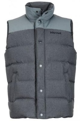 Marmot Men's Fordham Vest, Cinder, S, 71830-1415-Cinder-S