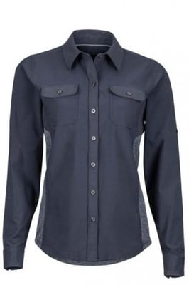 Marmot Bristol Long Sleeve Shirt - Women's, Dark Steel, M, 48270-1132-M