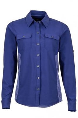 Marmot Bristol Long Sleeve Shirt - Women's, Deep Dusk, Extra Large, 48270-3846-XL