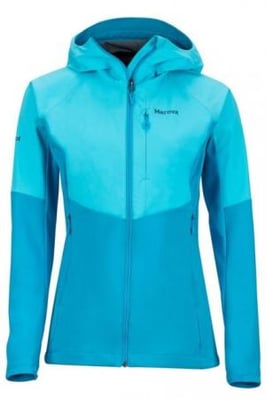 Marmot Rom Softshell Jacket - Women's, Bluebird/Oceanic, Extra Small, 85370-3651-XS