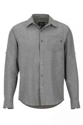 Marmot Aerobora Long Sleeve Top - Mens, Cinder, Large, 42110-1415-L