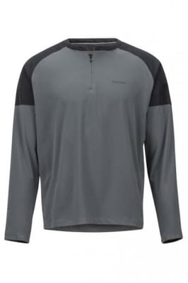 Marmot Bowery Long Sleeve - Men's, Slate Grey/Black, Large, 42260-1444-L
