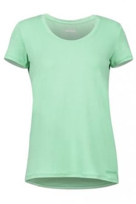 Marmot All Around Tee Short Sleeve - Women's, Double Mint, Extra Small, 56450-4839-XS