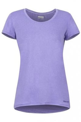 Marmot All Around Tee Short Sleeve - Women's, Paisley Purple, Extra Small, 56450-7444-XS