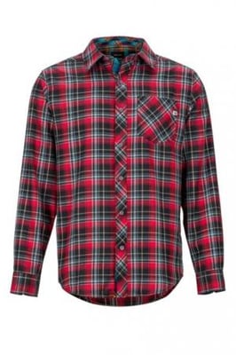 Marmot Anderson Lightweight Flannel - Men's, Team Red, Medium, 44520-6278-M
