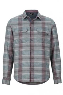 Marmot Del Norte MidWt Flannel LS - Men's, Slate Grey, Small, 42000-1440-S