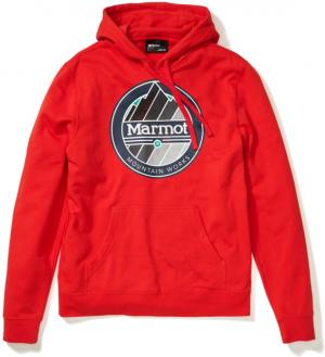 Marmot Chock Hoodie - Mens, Victory Red, Large, 41810-6702-L