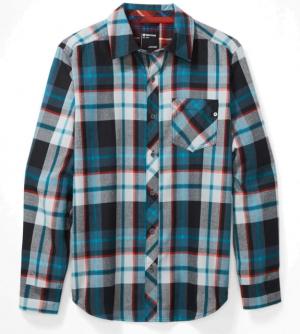 Marmot Anderson Lightweight Flannel - Men's, Black, Large, 44520-001-L