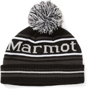 Marmot Retro Pom Hat - Kids, Black/Dark Steel, One Size, 17990-1121-ONE