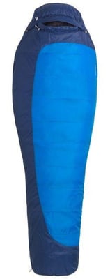 Marmot Trestles 15 Sleeping Bag Synthetic, Regular, Right, Cobalt Blue/Blue Night, 23530-2958-RZ