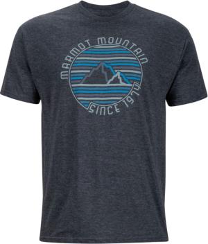 Marmot Purview Short Sleeve Tee - Men's, Charcoal Heather, 2XL, 43200-1204-CH-XXL
