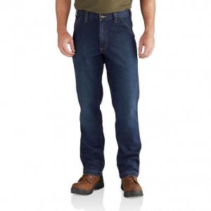 Carhartt Rugged Flex Relaxed Dungaree Jean for Mens, Superior, 33/32, 102808-498-32-33