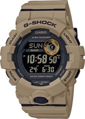 Casio Tactical G-Shock Power Trainer Watch, Tan, GBD800UC-5 889232218557