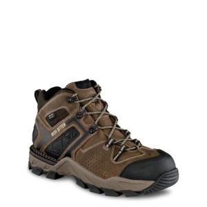 Irish Setter Crosby 83412 Mens Hiking Boot w/ Safety Toe, 5 in Height, Waterproof, Leather, EE Extra Wide Width, Brown, 12, 83412E2120 83412E2120