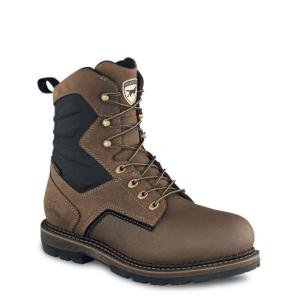 Irish Setter Ramsey 2.0 83850 Mens Boot w/ Safety Toe, 8 in Height, Waterproof, Hazelnut Voyageur Leather, EE Extra Wide Width, Brown, 8.5, 83850E2085