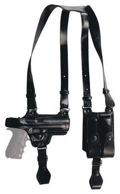 Tagua Gunleather Full Slide Shoulder Holster, 1911 Five Inch, Right Hand, Black