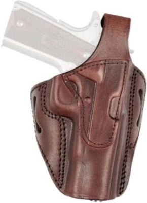 Texas 1836 Standoff - Thumb Break OWB Holster, Left Hand, Glock 43, With No Attachment, Brown, TX-BH1-358