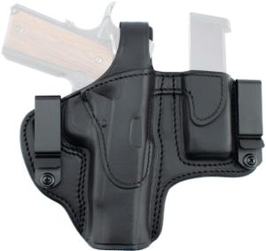 Texas 1836 Crusader - 2 In 1 Thumbreak Holster w/ Magazine Carrier, Right Hand, Most .380 Small Frame Pistols 2.75in, Smith & Wesson M&P Bodyguard 380, With No Attachment, Black, TX-TB-DCH-MC-720