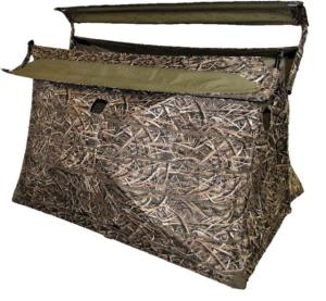 Heavy Hauler Outdoor Gear HUB Blind Front Flip Down Cover/Lid, Mossy Oak Shadow Grass Blades, 01512F