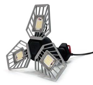 STKR Concepts TRiLIGHT V2 ShopLight, 5000 Lumen, Silver, 00301