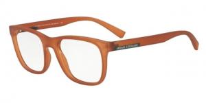Armani Exchange AX3056 Eyeglass Frames 8277-53 - Matte Transparent Caramel